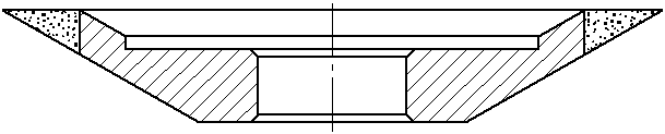 Круг алмазный шлифовальный 12R14 на органической связке