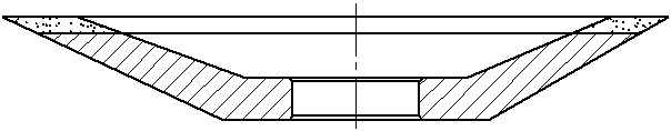 Круг алмазный шлифовальный 12R4 на органической связке