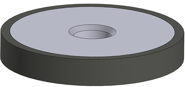 Круг алмазный шлифовальный 1A1 на органической связке для заточки бурового инструмента