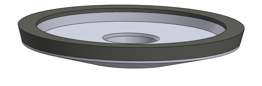 Круг алмазный шлифовальный 4B9 тарельчатый на органической связке