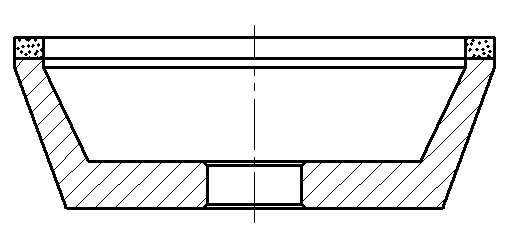 Круг алмазный шлифовальный 11A2 ( 11А2 )