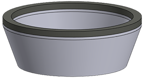 Круг алмазный шлифовальный 11A2 на органической связке