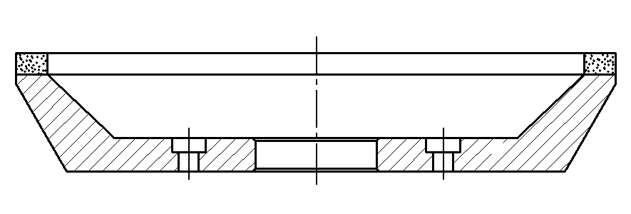 Круг алмазный шлифовальный 12A2-30 на органической связке