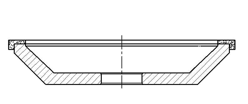 Круг алмазный шлифовальный 12C-45 на органической связке