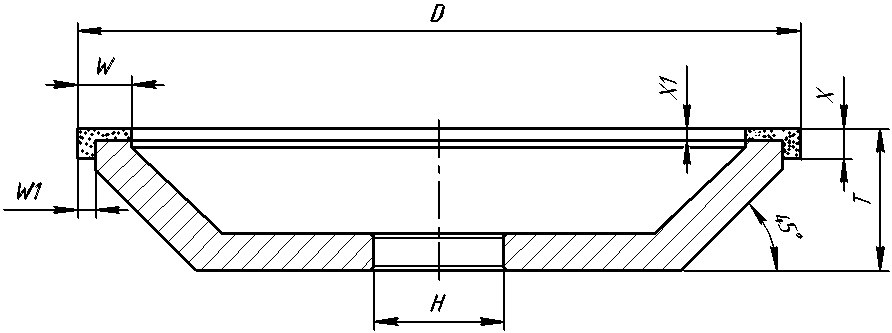 Круг алмазный шлифовальный 12C-45 на органической связке